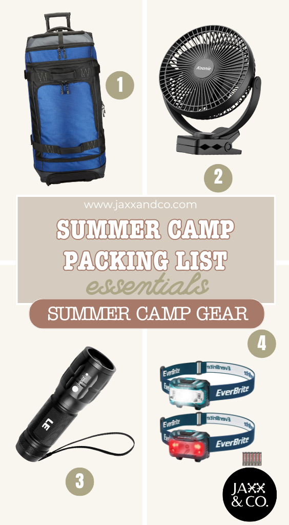 summer camp gear