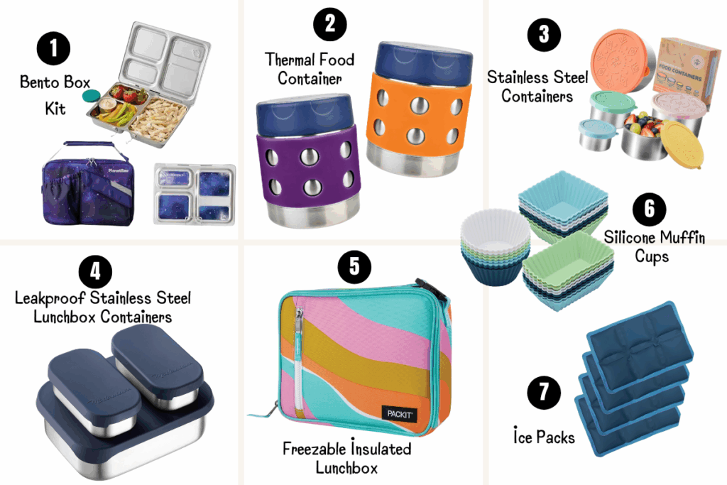 What you need for a school lunch plan