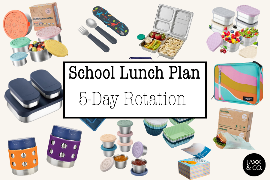 School Lunch Plan 5-Day Lunch Rotation