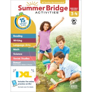 Summer Bridge workbook for 3rd to 4th grade how to avoid summer slump