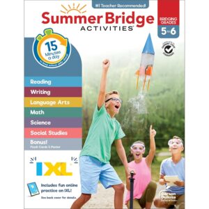 Summer Bridge workbook for 5th to 6th grade how to avoid summer slump