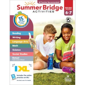 Summer Bridge workbook for 6th to 7th grade how to avoid summer slump